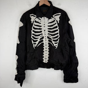Kapital Skeleton Zip-Up Shirt