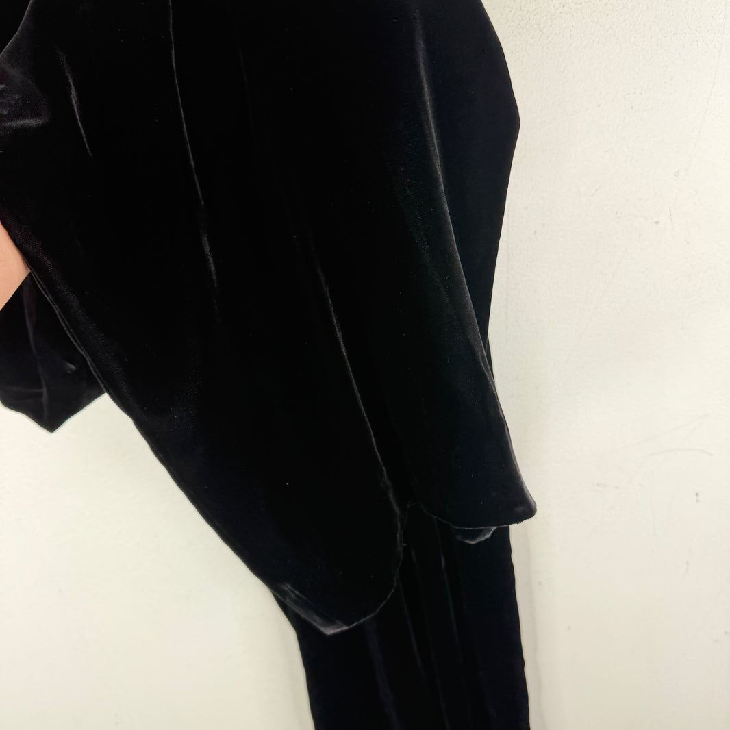 Saint Laurent Velvet Baggy Trousers