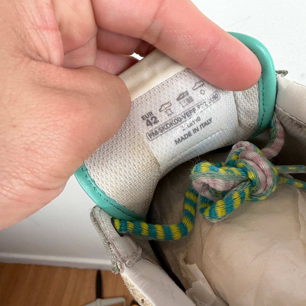 Lanvin Multicolor Clay Low Top Sneakers