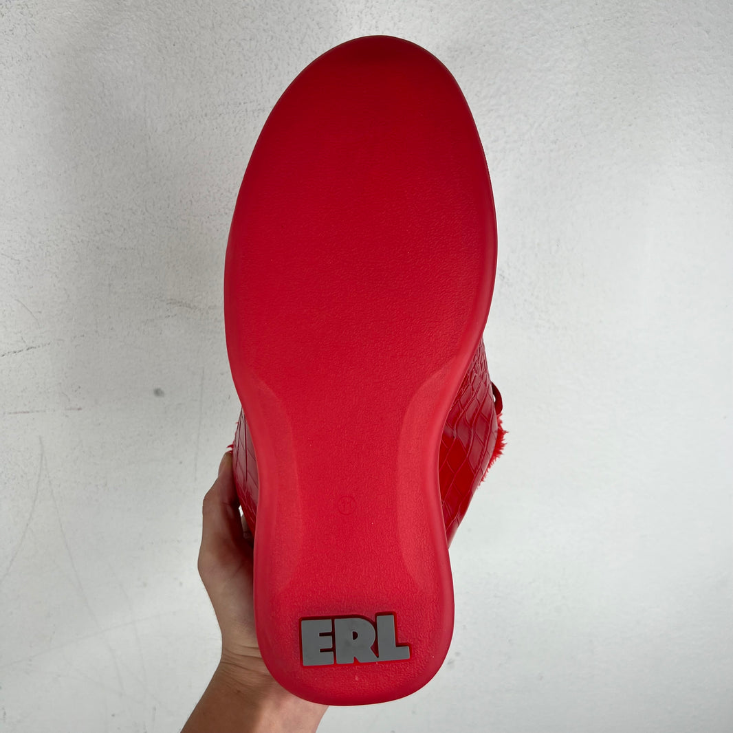 ERL Rouge Croco Vamp Sneakers