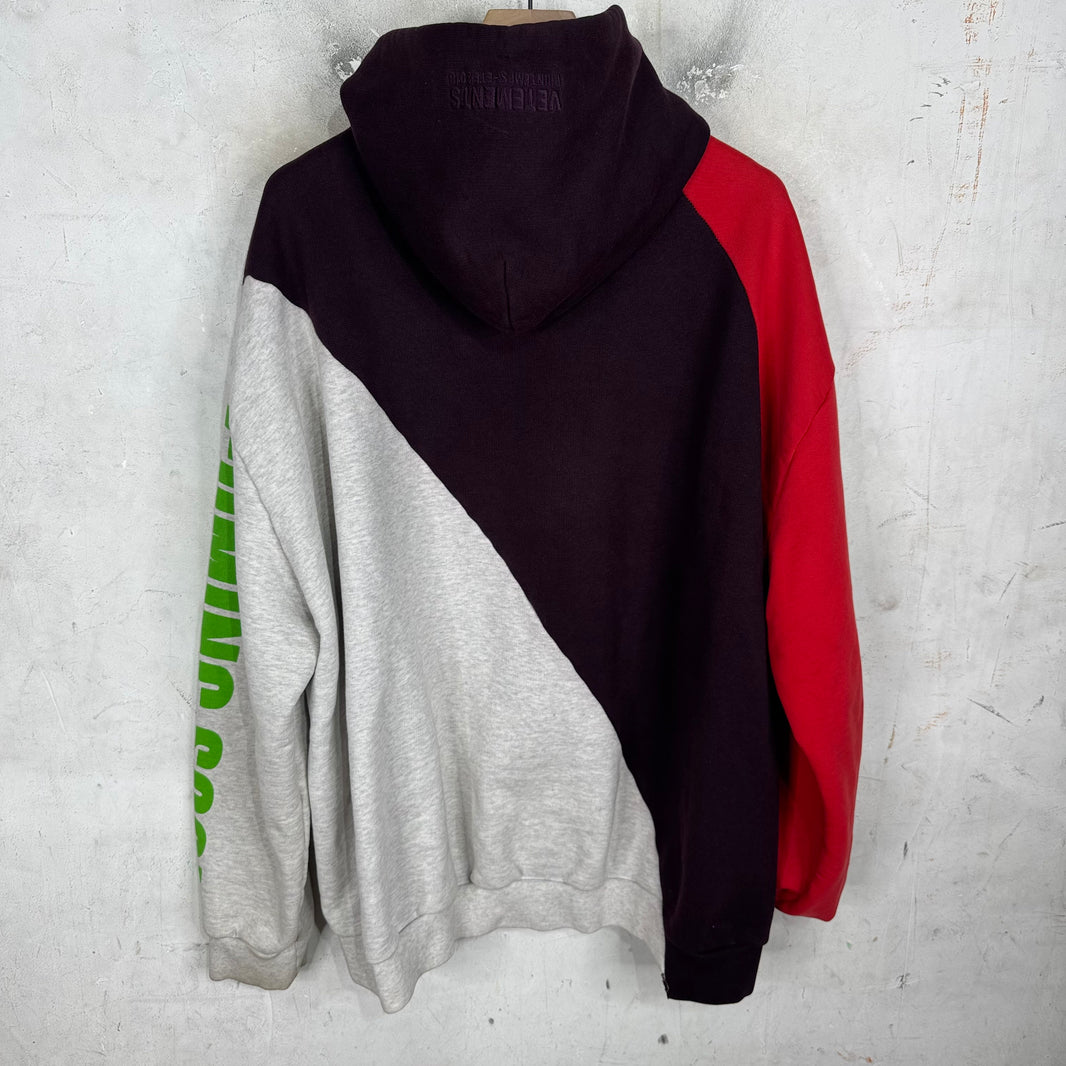 Vetements Reconstructed Paneled Hoodie