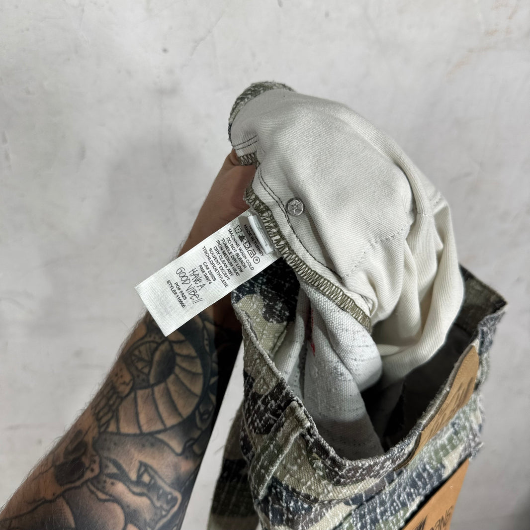 Stussy Camo Needle Punch Big Ol Jeans