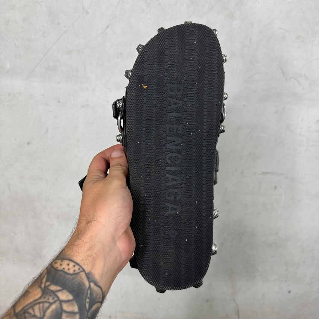 Balenciaga Cagole Studded Sandals