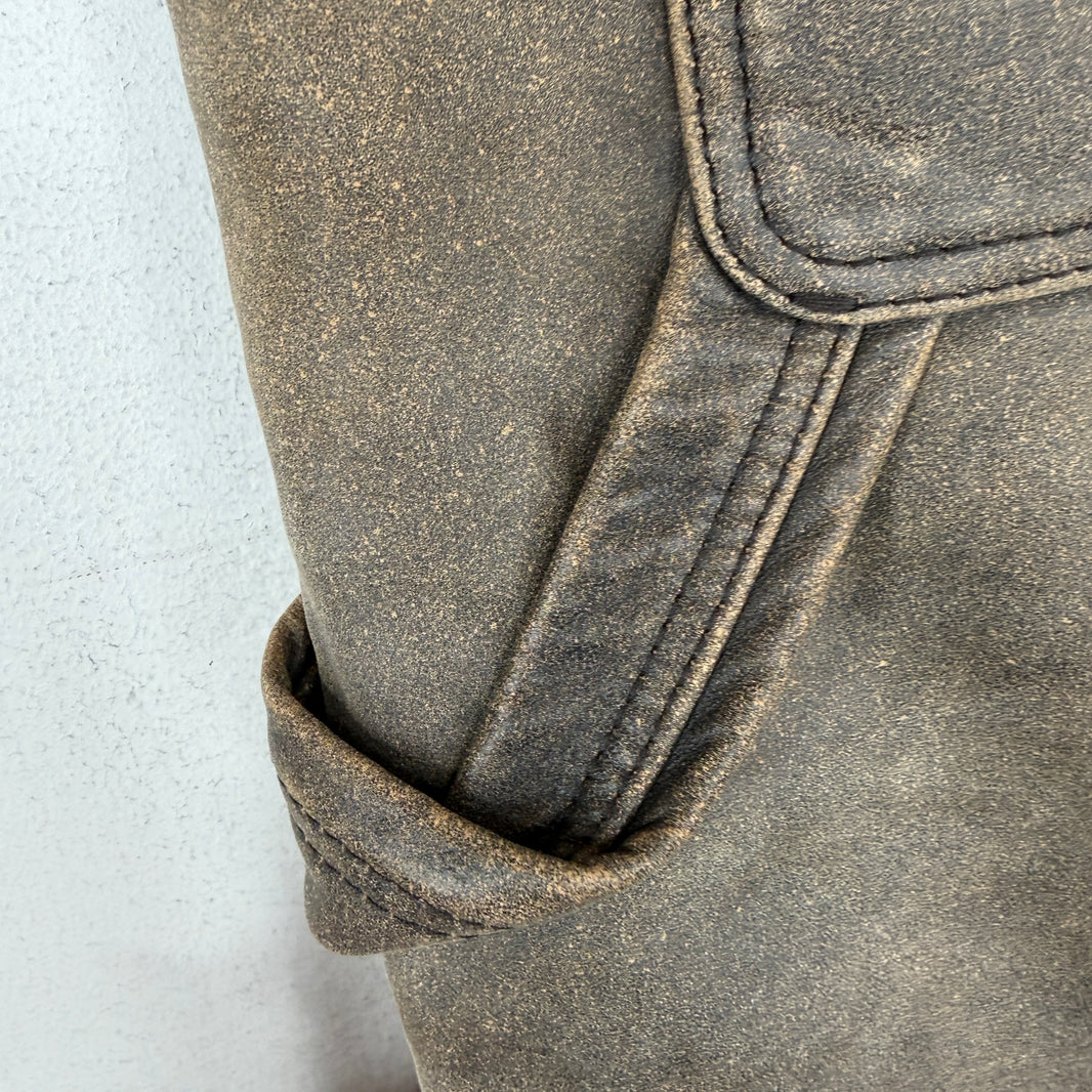 Stussy Leather Carpenter Pants