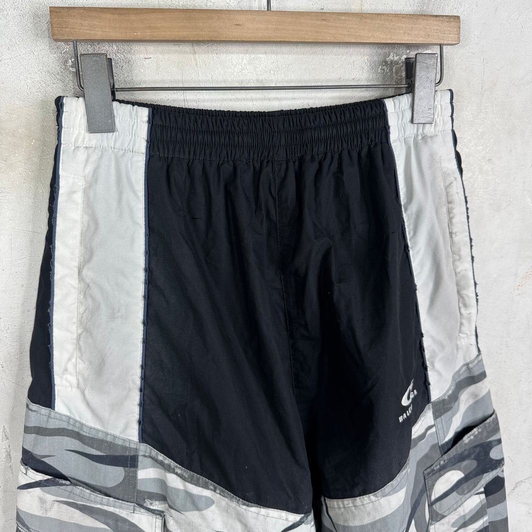 Balenciaga 2025 Panelled Camo Track Pants