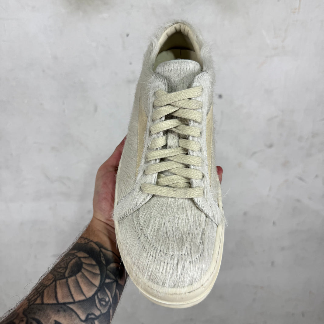 Rick Owens Ponyhair Cream Vans