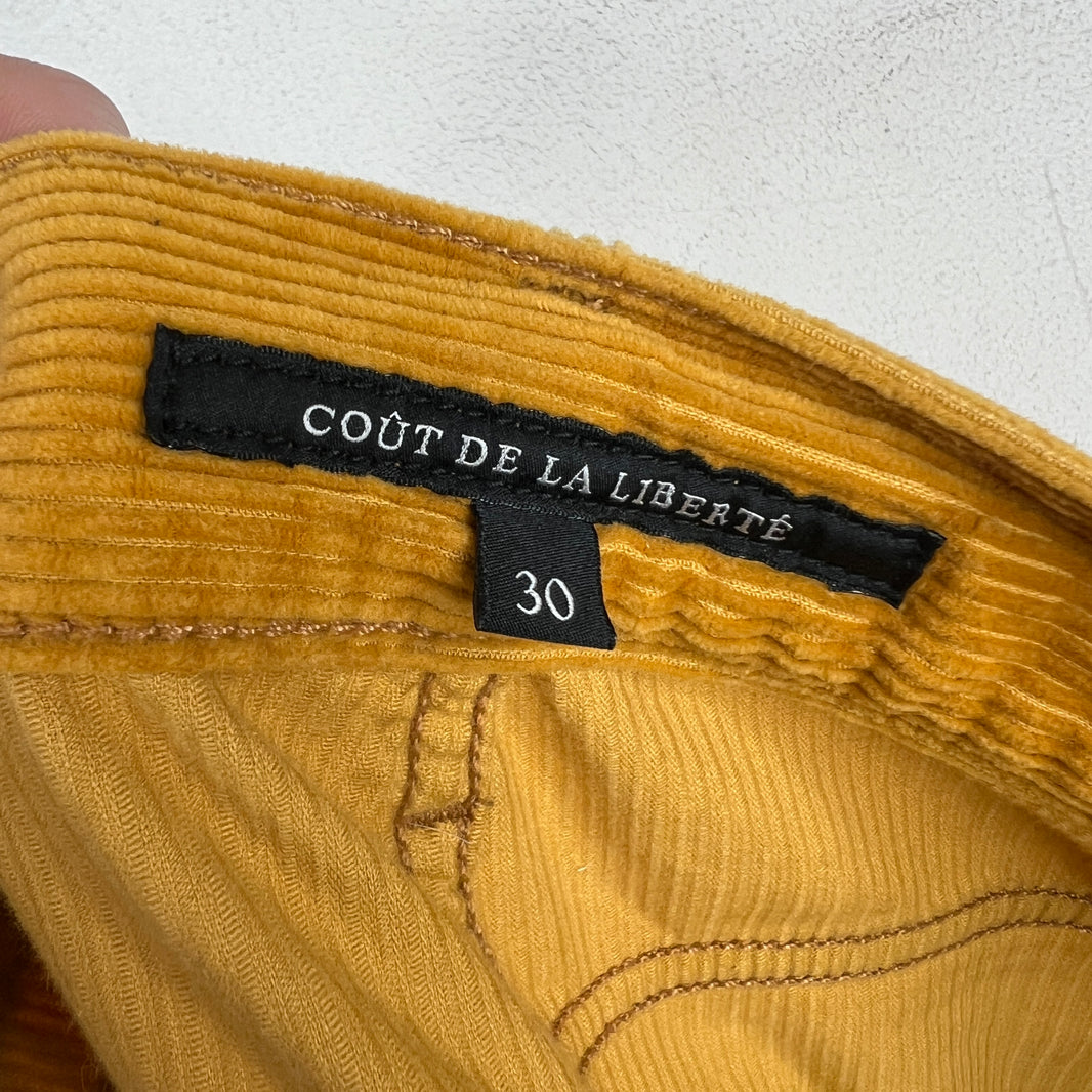 Cout De La Liberte Corduroy Jeweled Flare Pants
