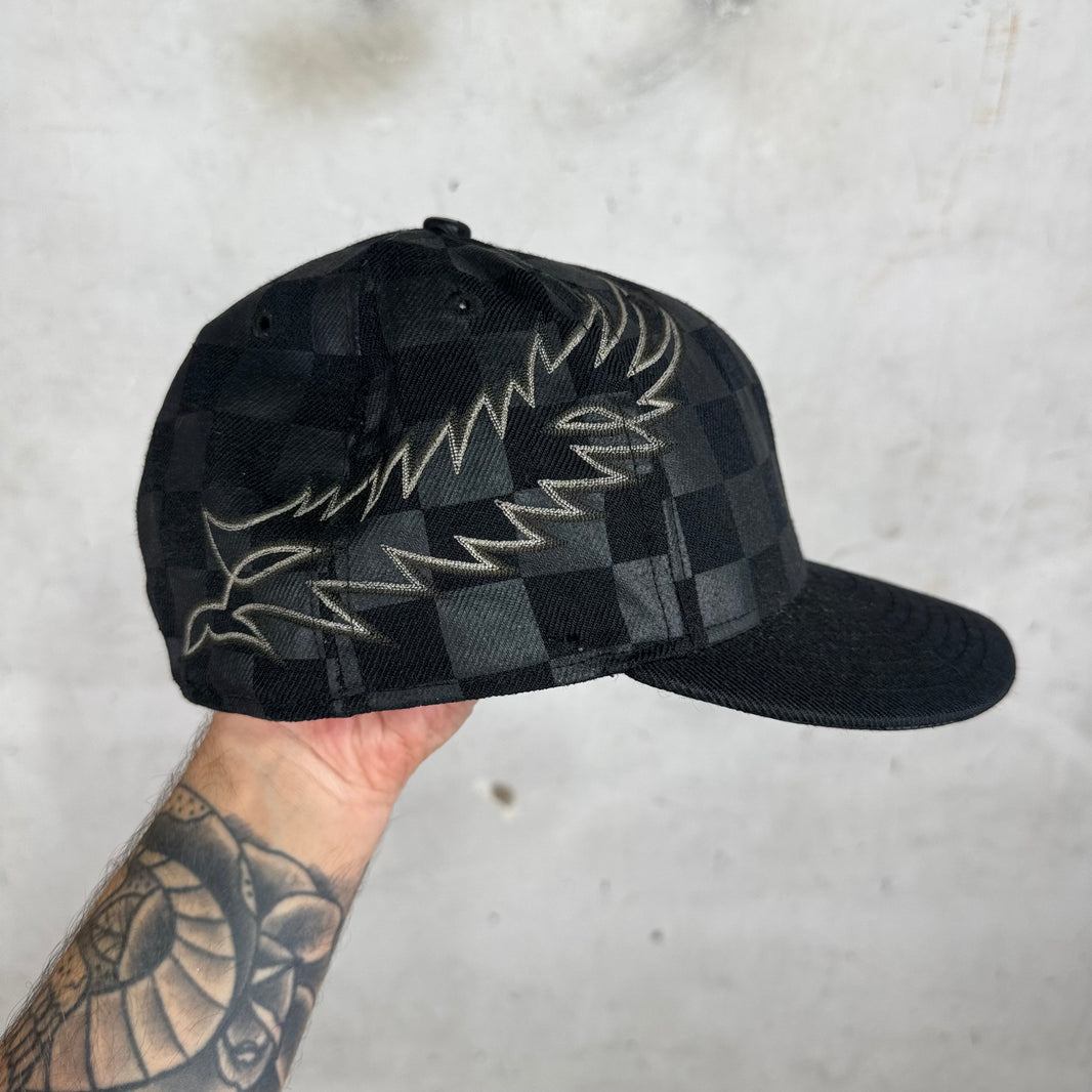 Number Nine x New Era Checkerboard Wing Fitted Hat