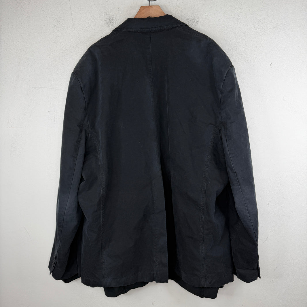 Balenciaga Distressed Oversized Blazer Jacket