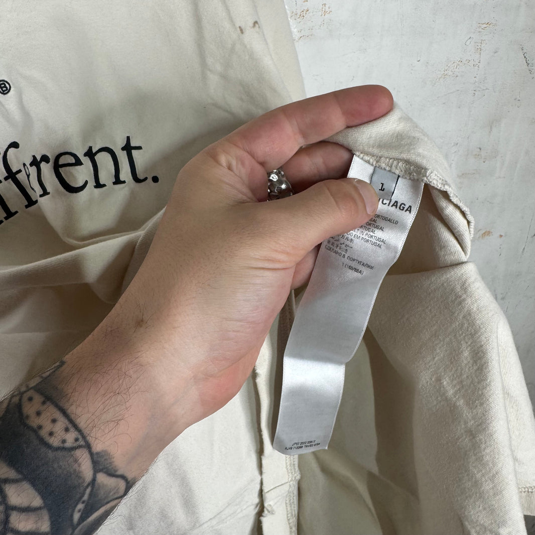 Balenciaga Be Different Apple T-Shirt