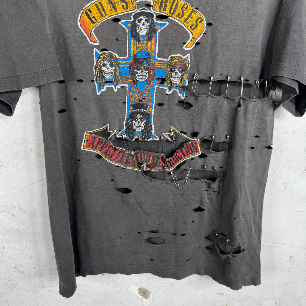Vintage Smoked Pinned Guns n Roses T-Shirt