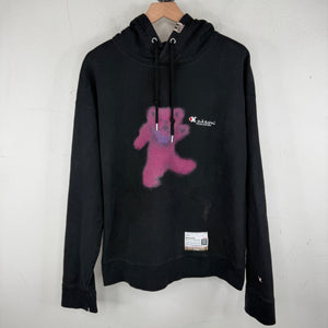MMY Black Champion Bear Print Hoodie