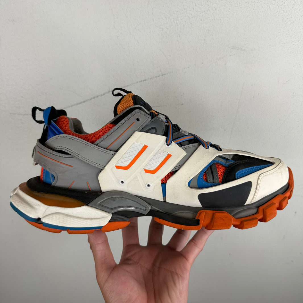 Balenciaga Orange/Blue Track Sneakers