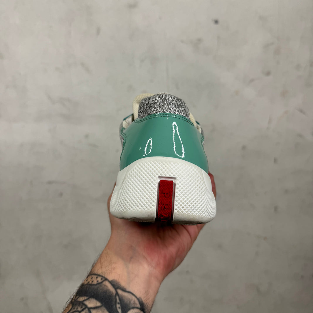 Prada Mint Green Patent Americas Cup