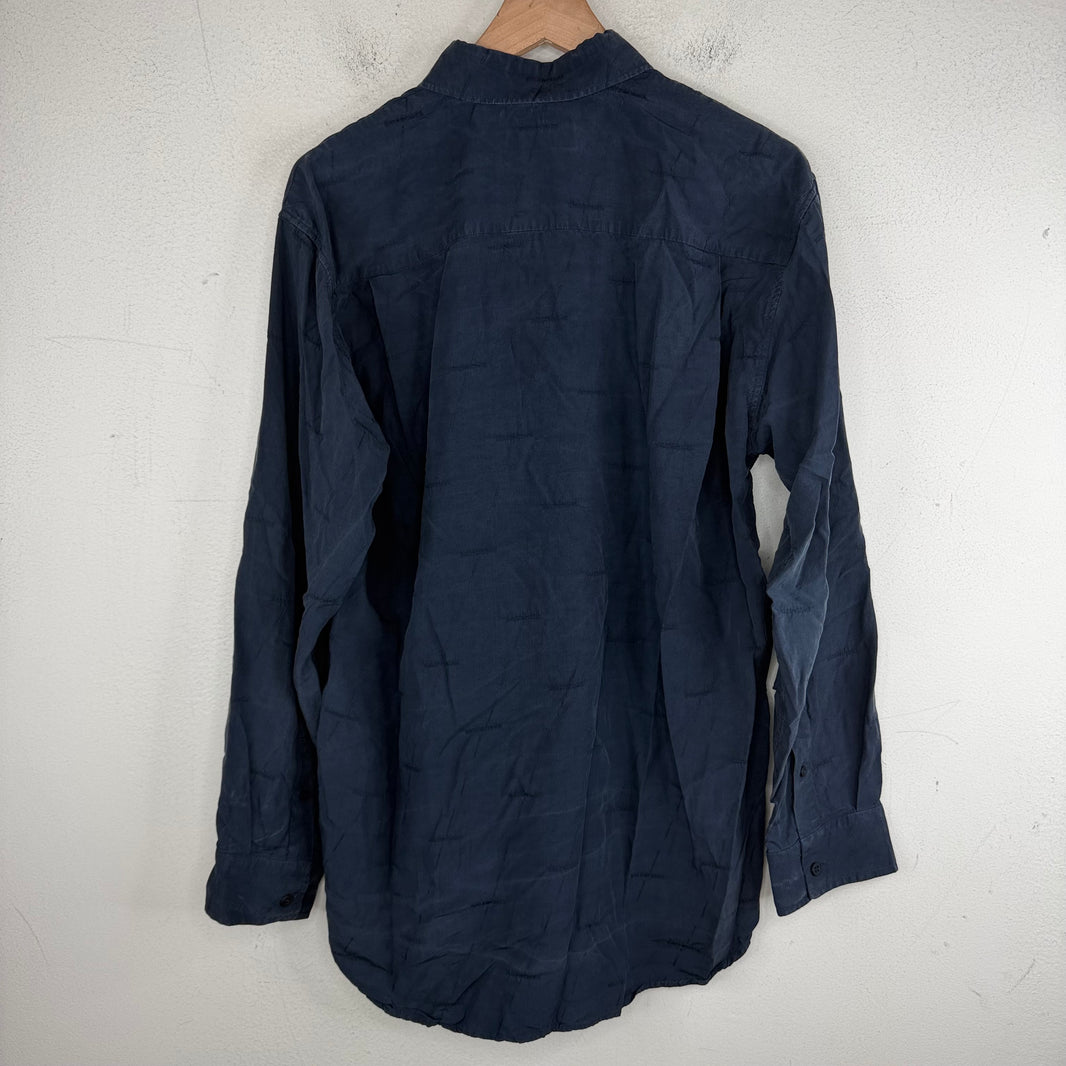 Balenciaga Navy Stitches L/S Shirt