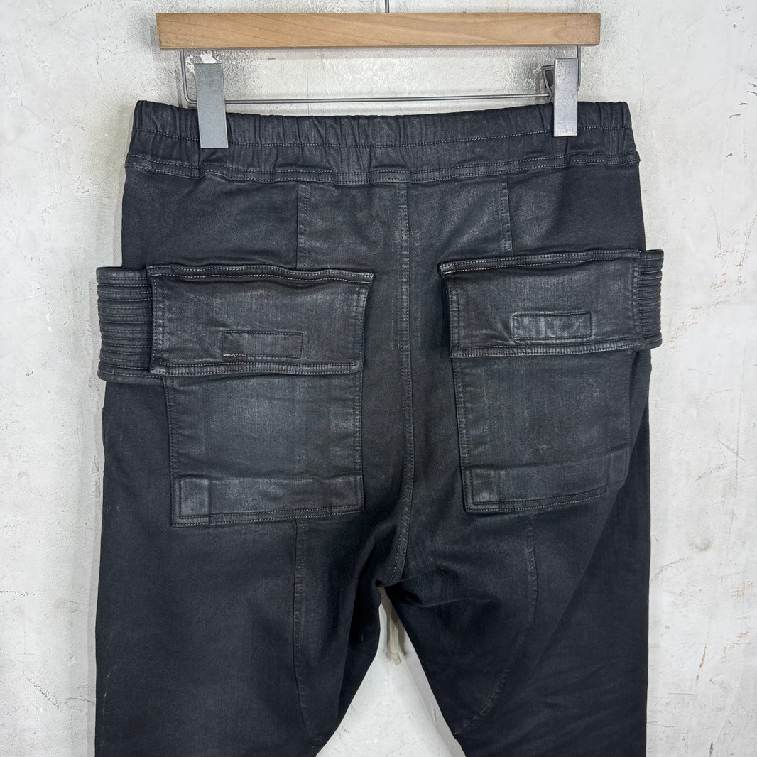DRKSHDW Waxed Heavy Creatch Cargos