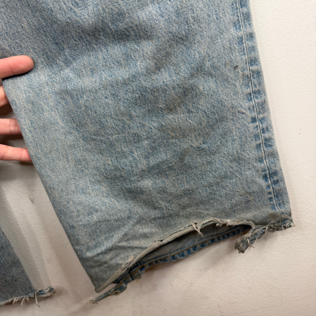 Balenciaga Garde Robe Blue Baggy Jeans