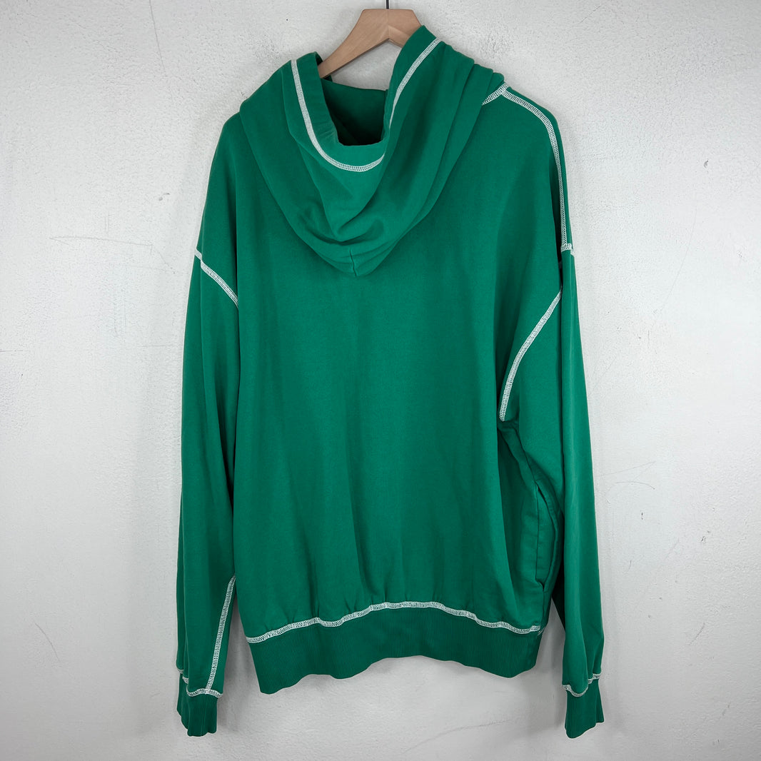 Dolce & Gabbana Green Contrast Stitch Hoodie