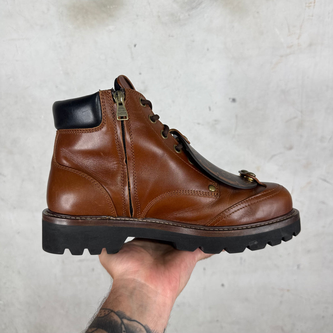 Louis Vuitton x Human Made Lace Up Boots