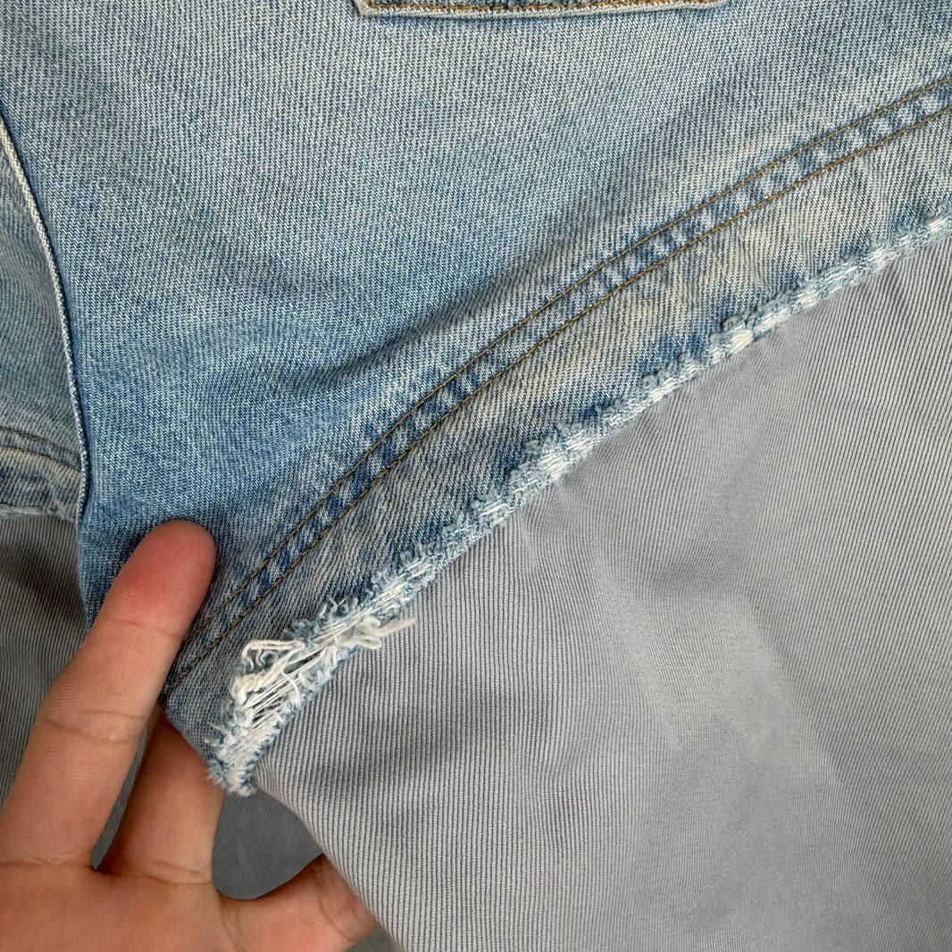 Balenciaga 3 Way Blue Khaki Convertible Pants