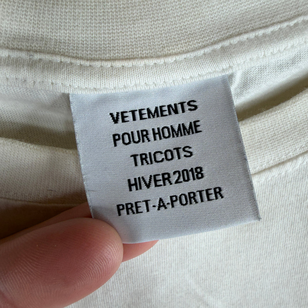 Vetements Hong Kong/Cafe Double Layer Split T-Shirt