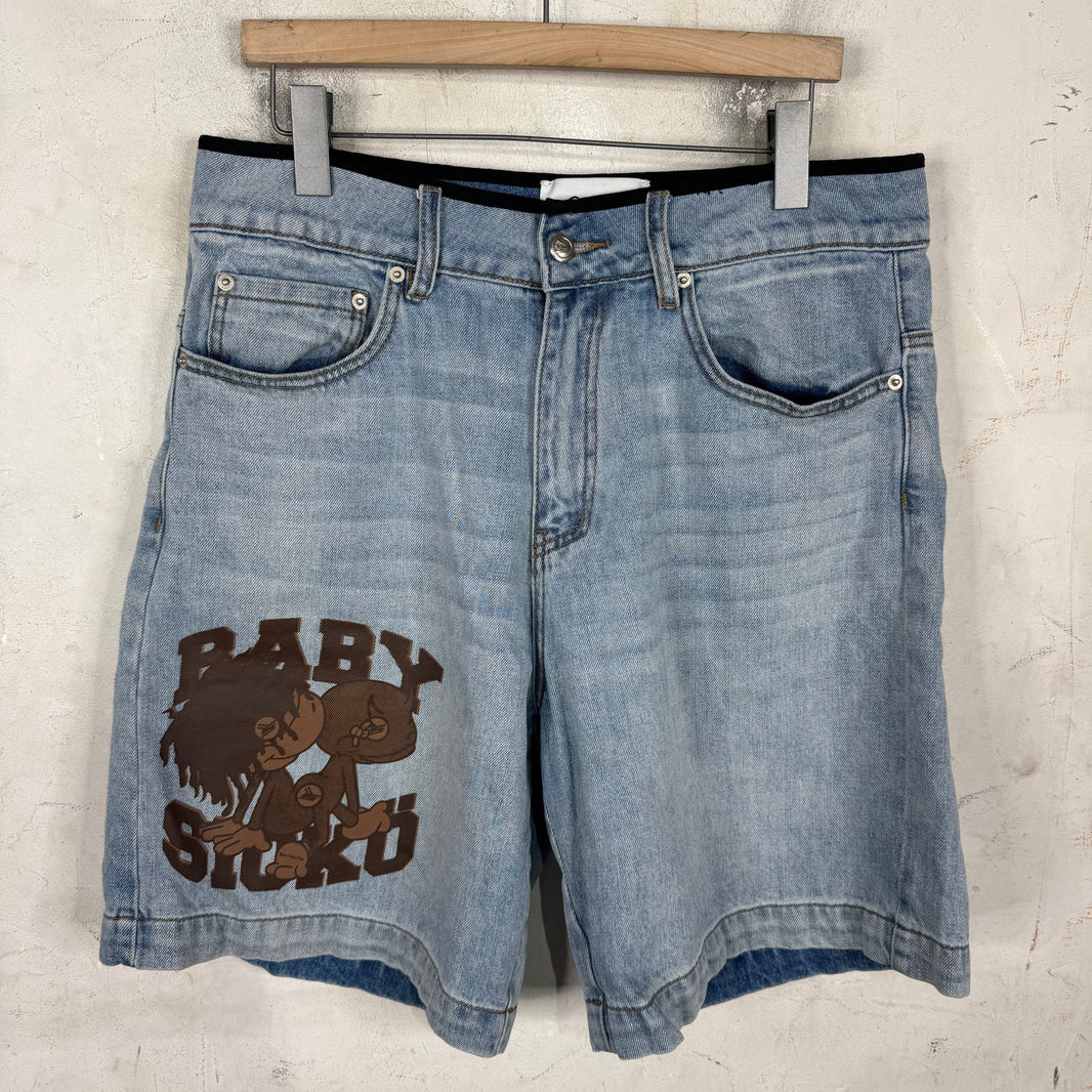 Sicko Baby Sicko Jean Shorts