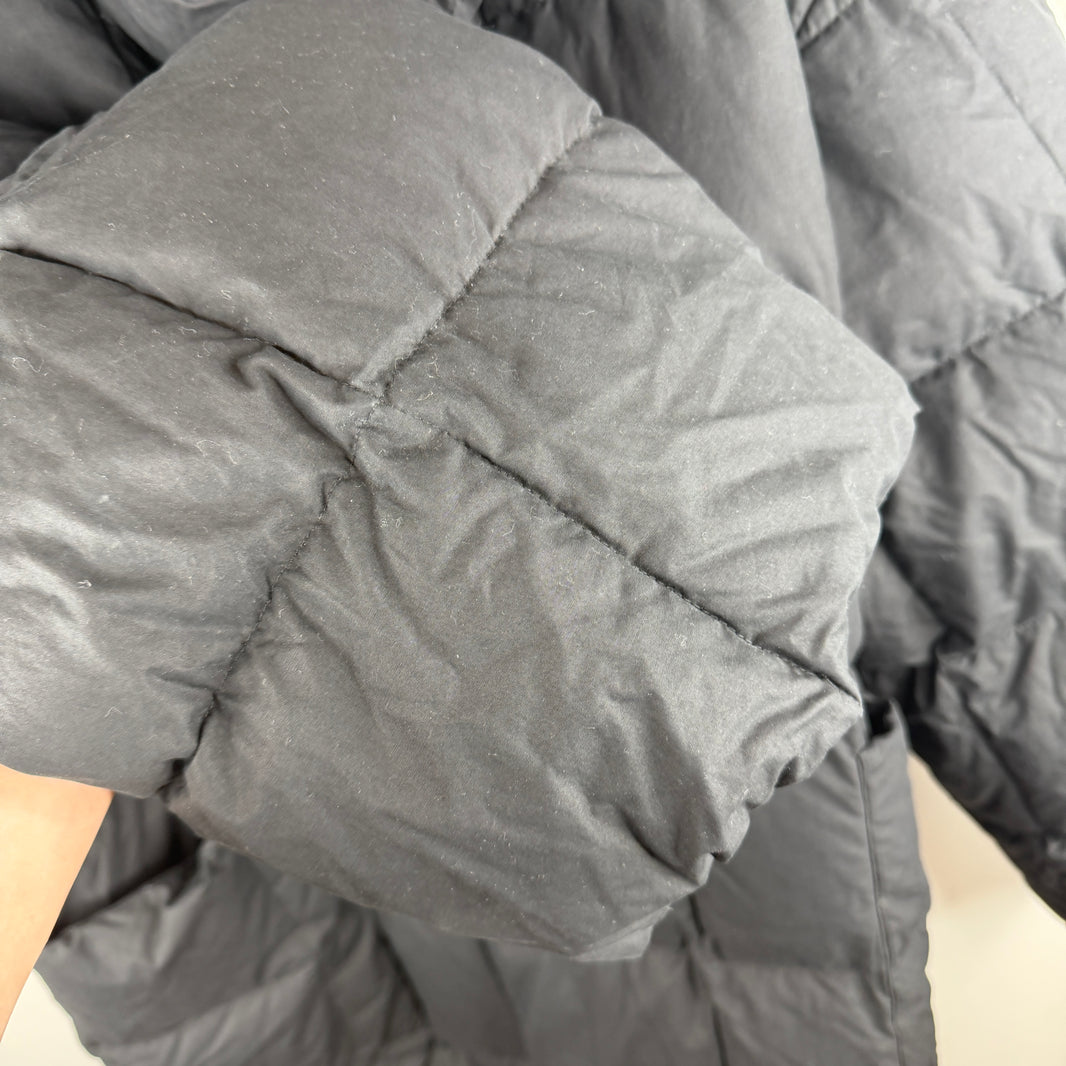 Dries Van Noten Black Puffer Trench Coat