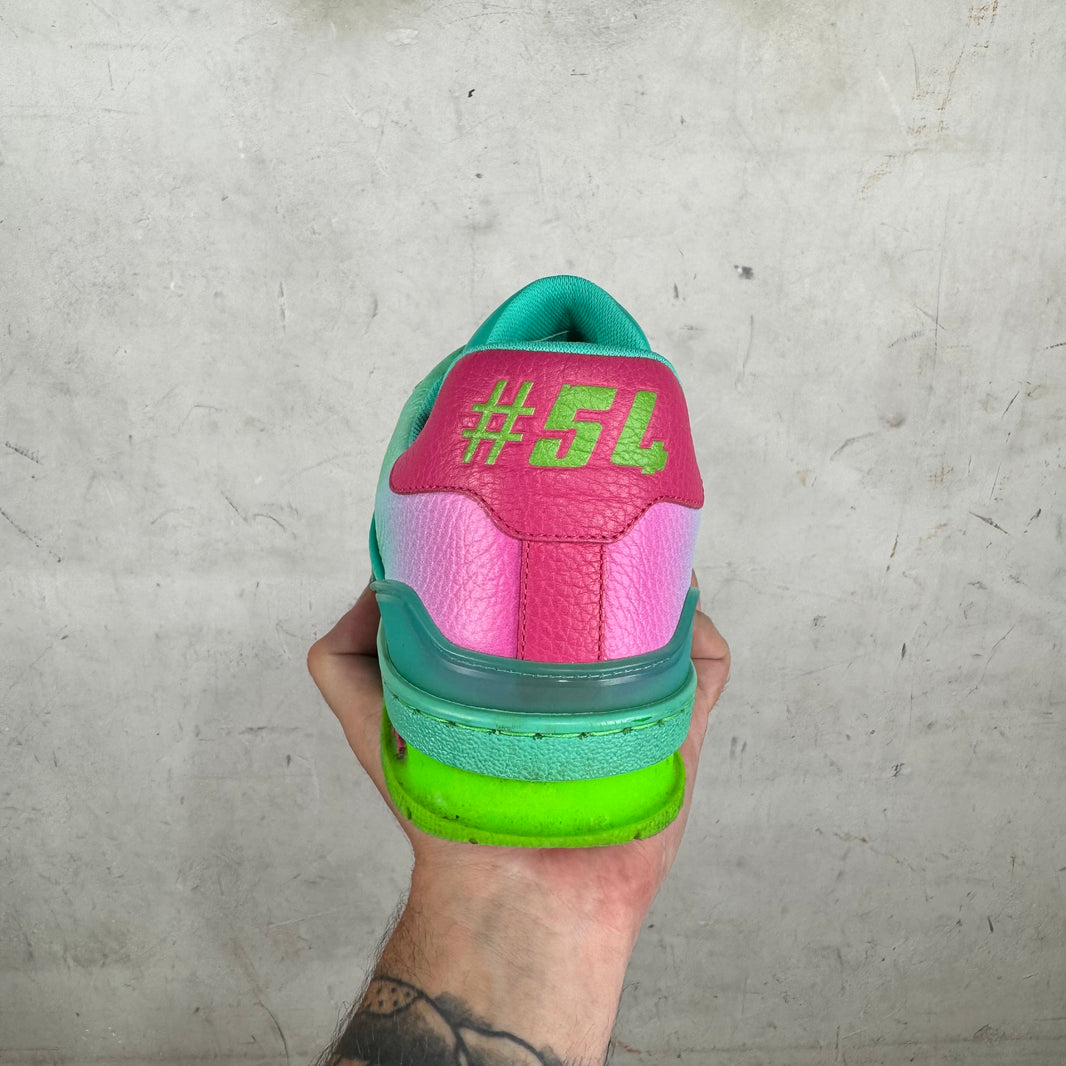 Louis Vuitton Gradient Green Trainers