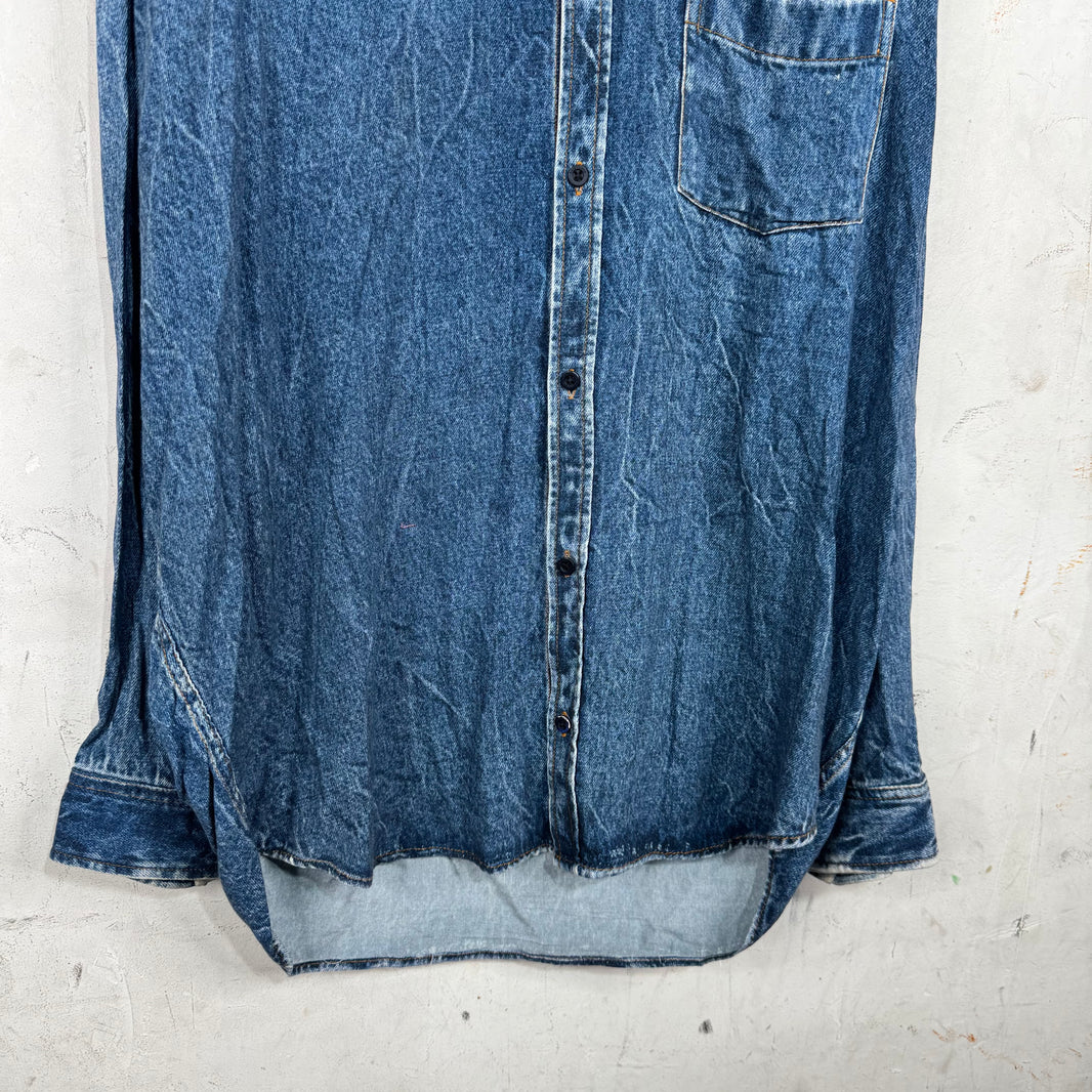 Balenciaga Blue Trompe Shirt
