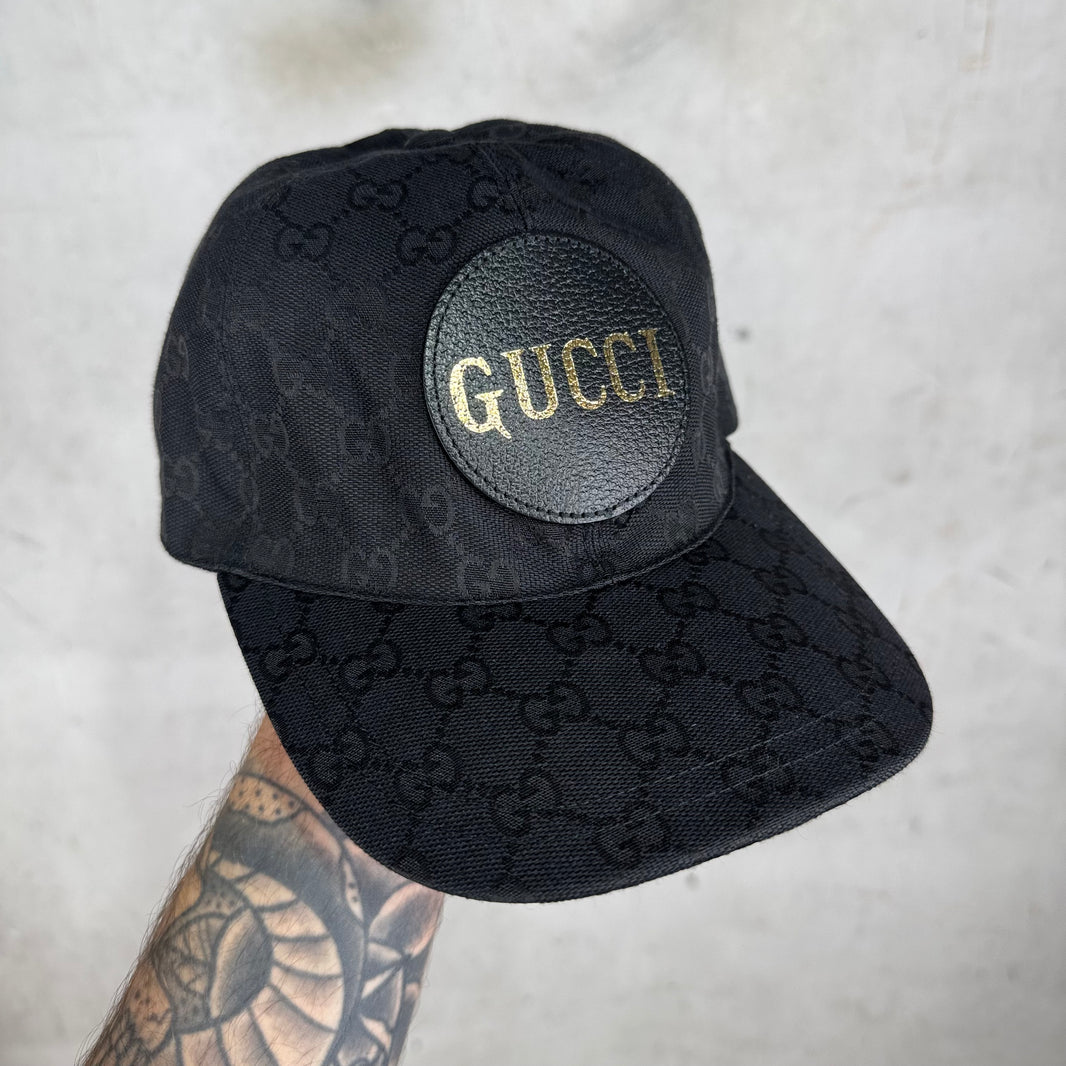 Gucci Monogram Patch Logo Hat New