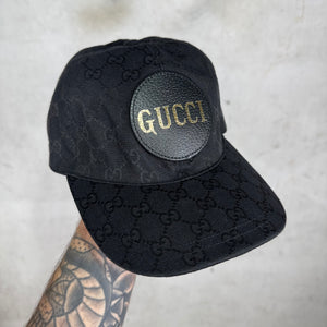 Gucci Monogram Patch Logo Hat New