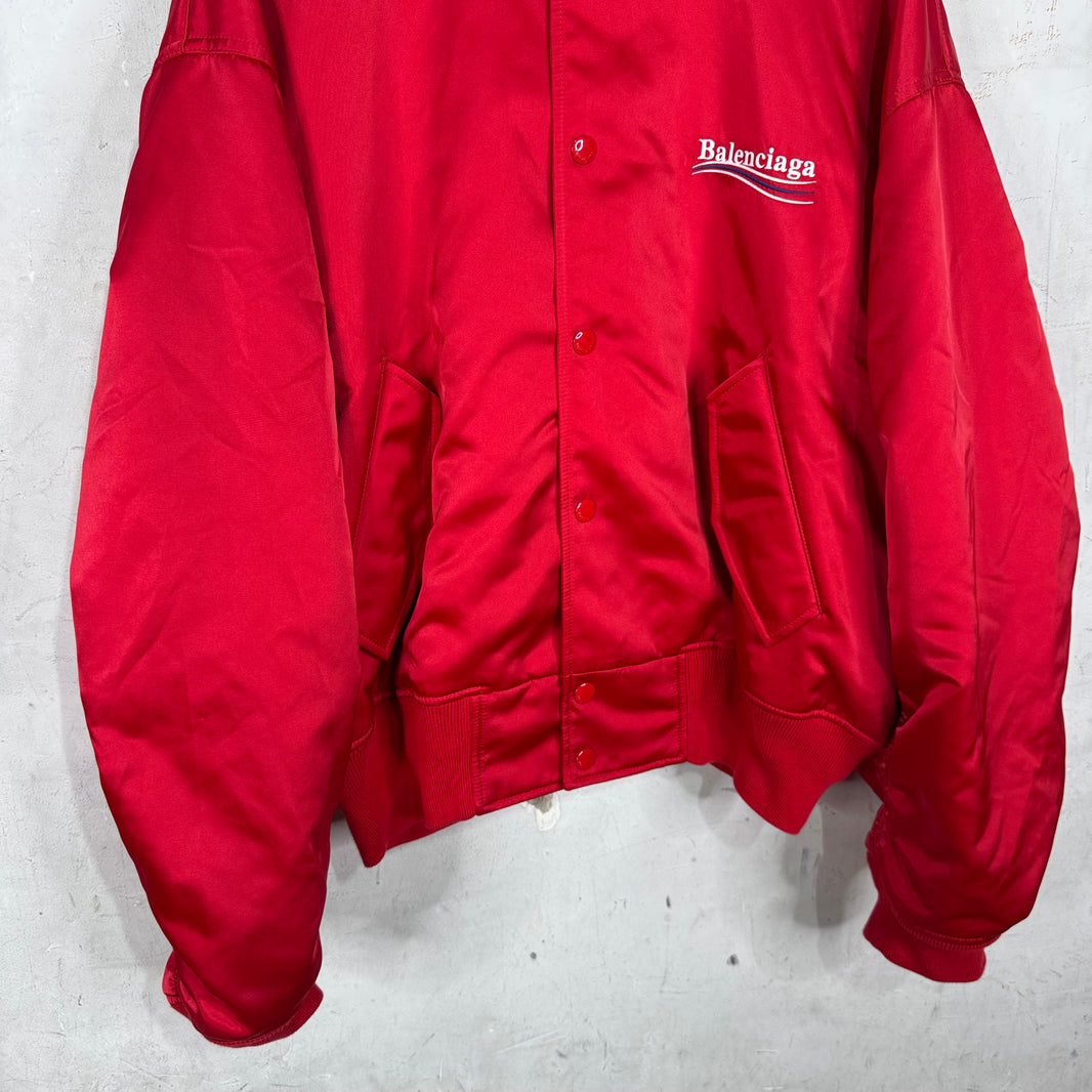 Balenciaga Red Campaign Bomber