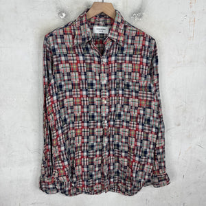 Thom Browne Madras LS Button Up