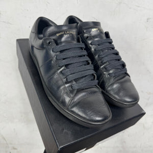 Saint Laurent Black Leather SL01 Sneakers