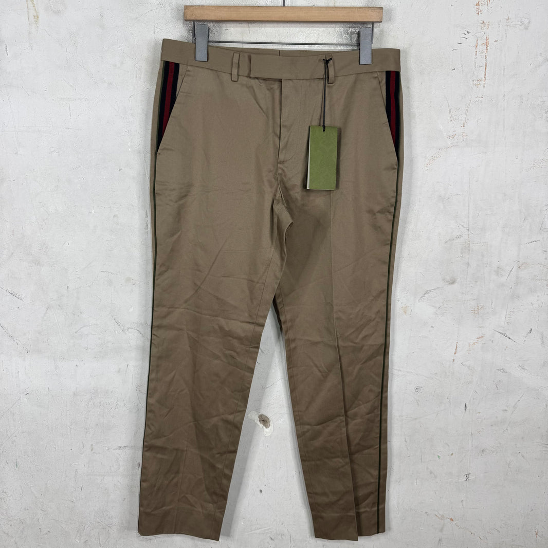 Gucci Striped Trousers