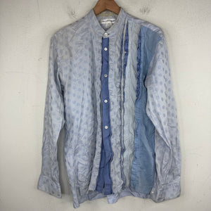 CDG Shirt Layered Patchwork L/S Shirt