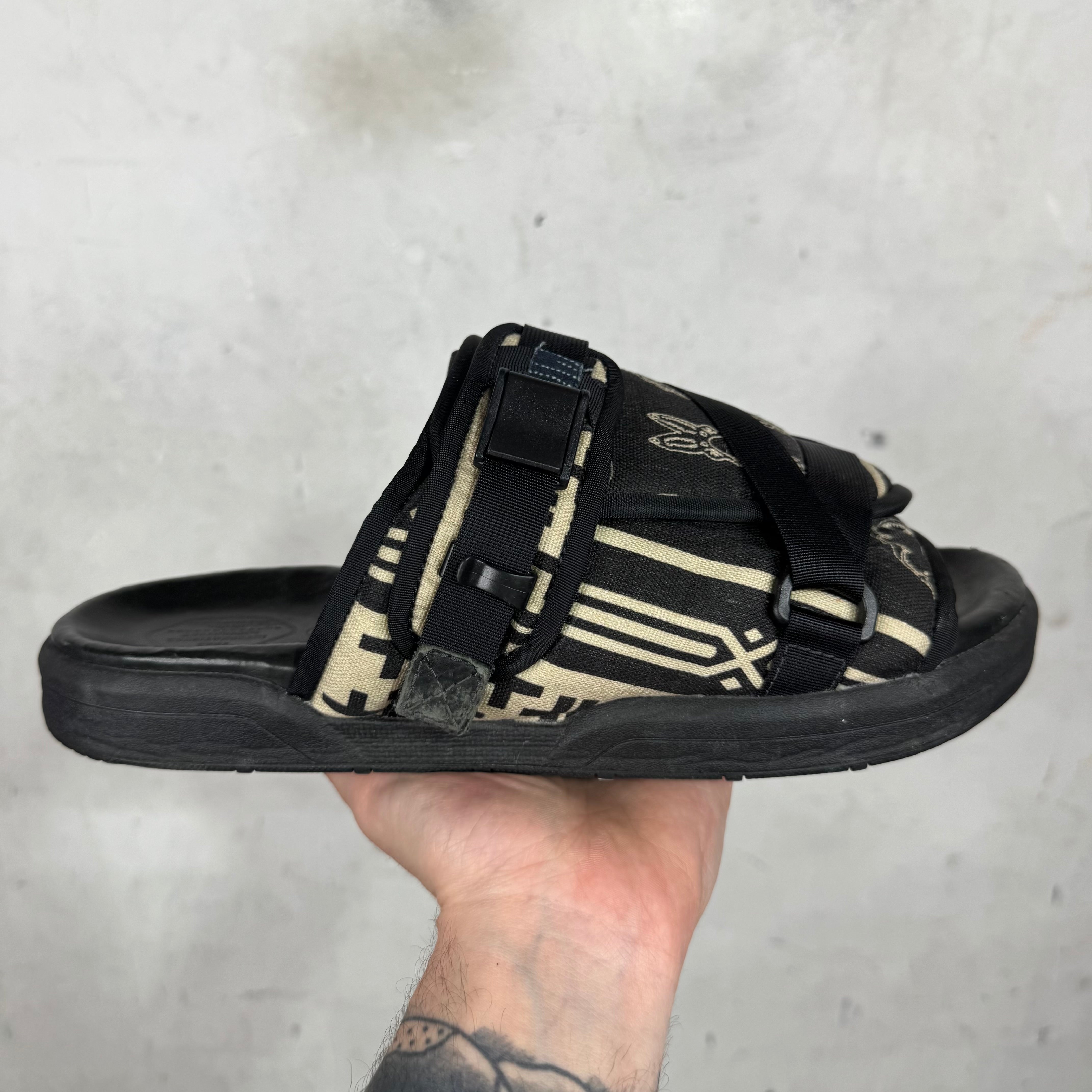 Visvim Black Patterned Christos – www.Lukes.store