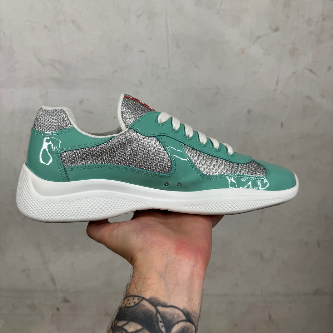Prada Mint Green Patent Americas Cup