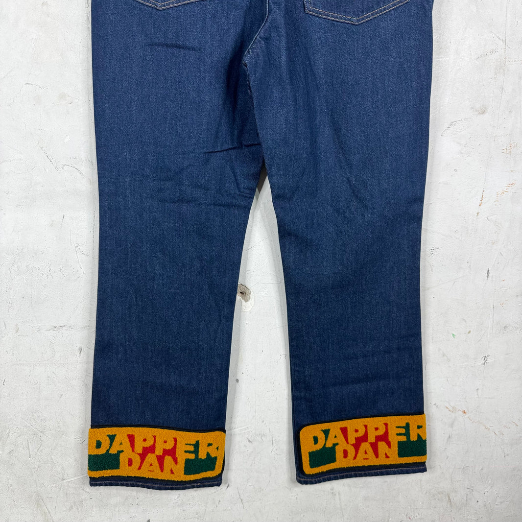 Gucci Dapper Dan Patch Jeans