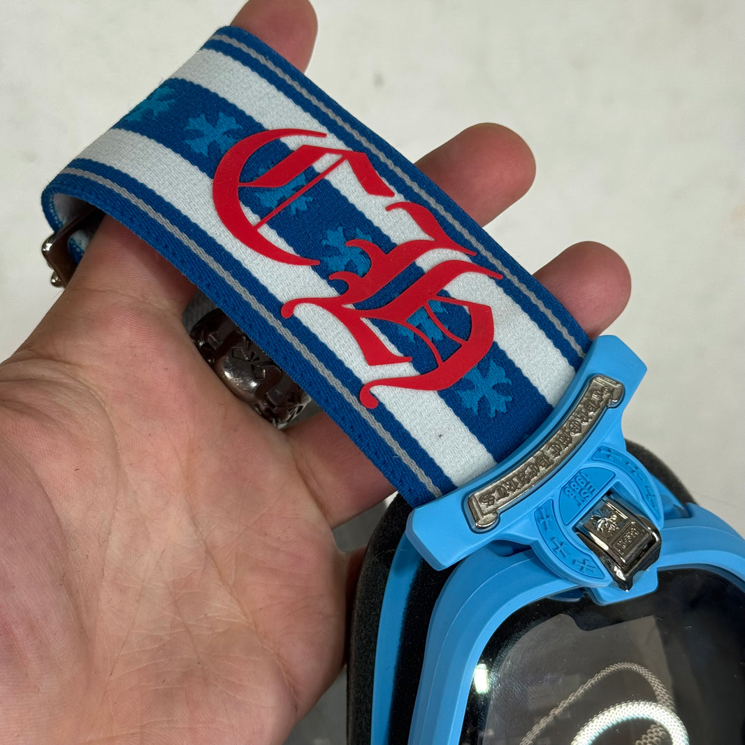 Chrome Hearts Blue Skiwear Goggles