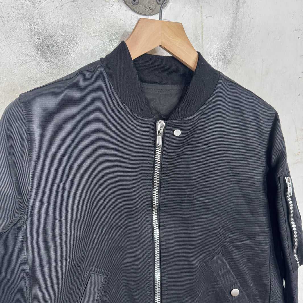 Rick Owens Back Flap Bomber Jacket