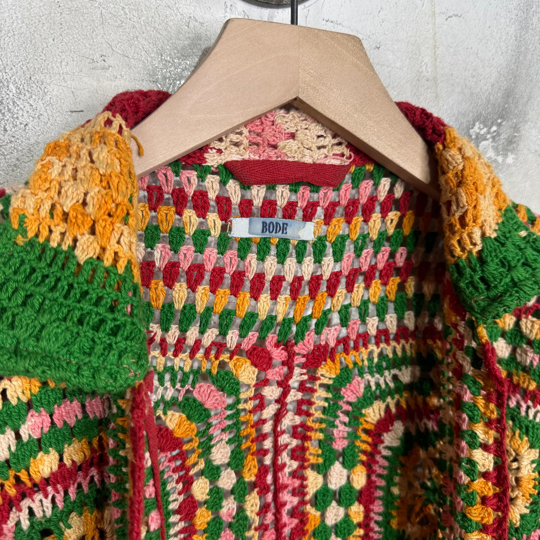 Bode Multicolor Crochet Shirt