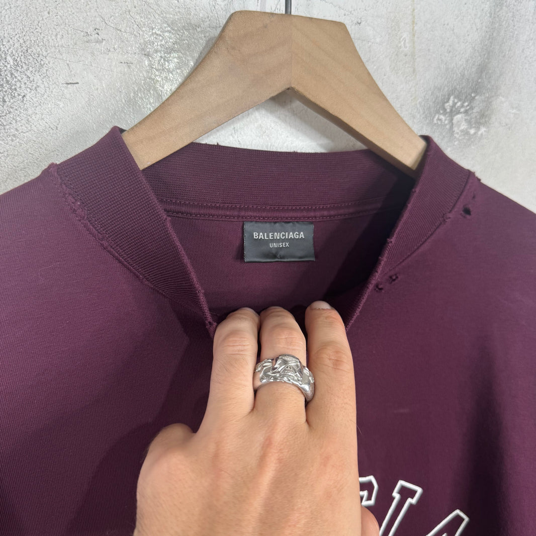 Balenciaga Collegiate Logo T-Shirt