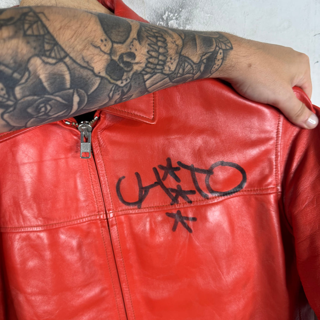 Supreme x Yohji Yamamoto Chito Leather Jacket