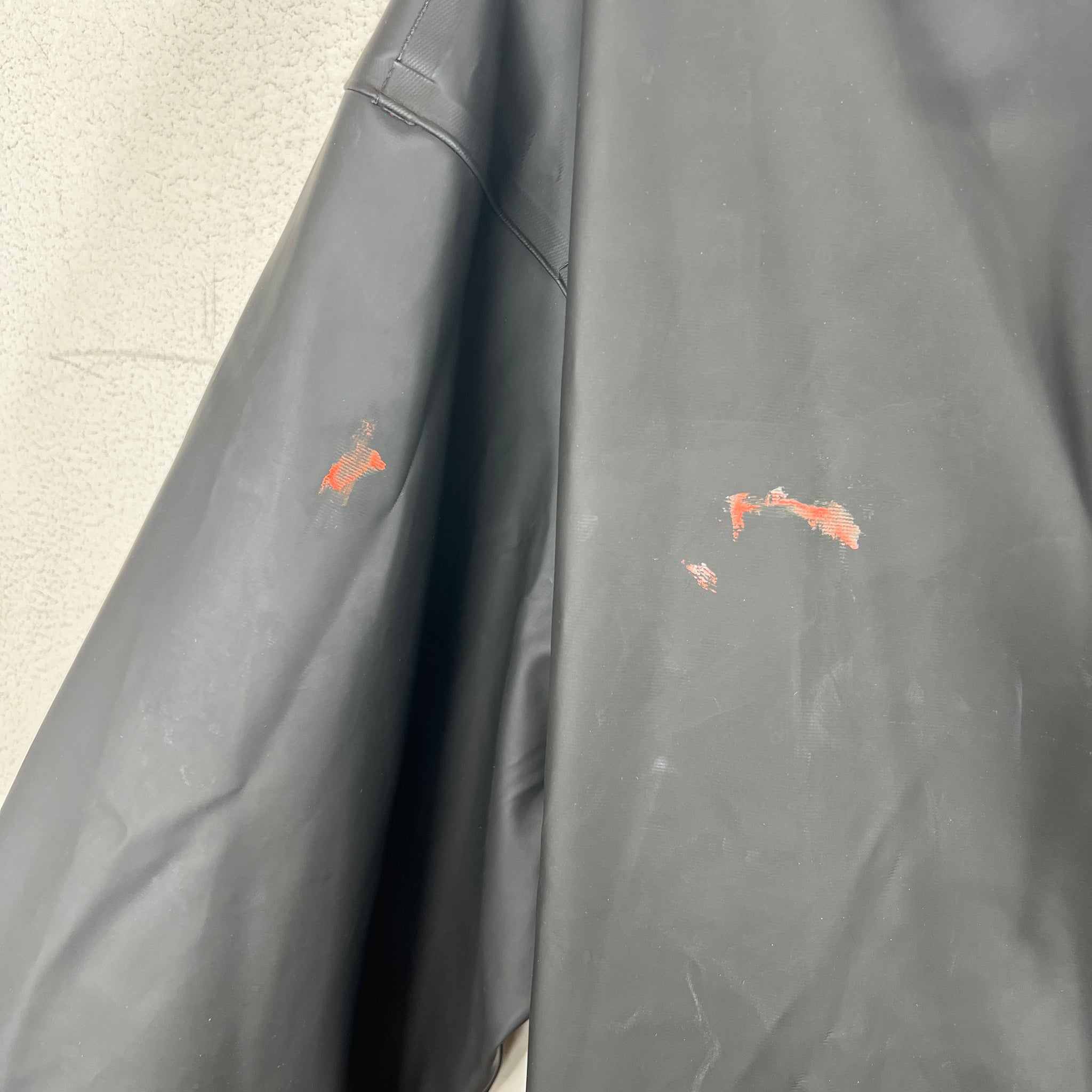 VETEMENTS Black PVC Trench Coat