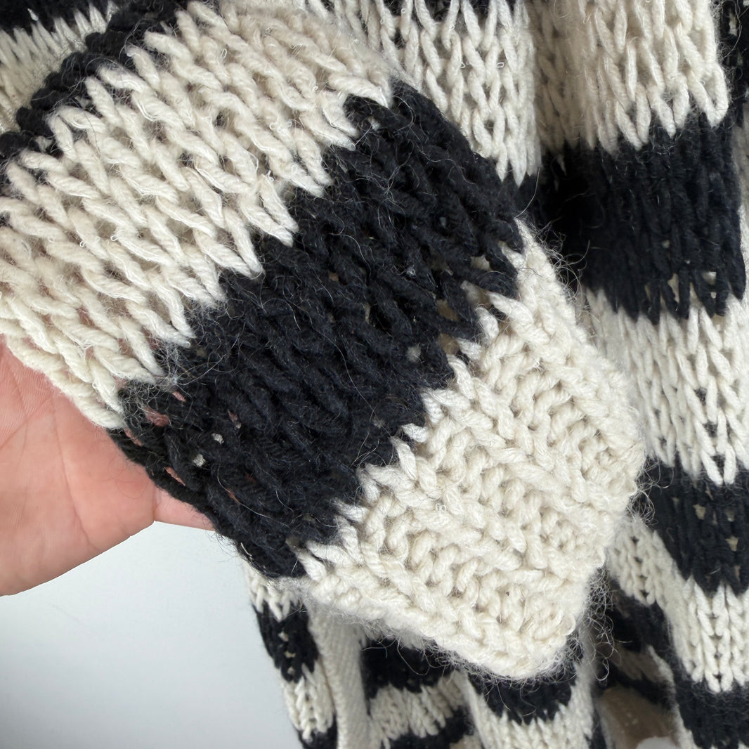 Saint Laurent Woven Striped Hoodie