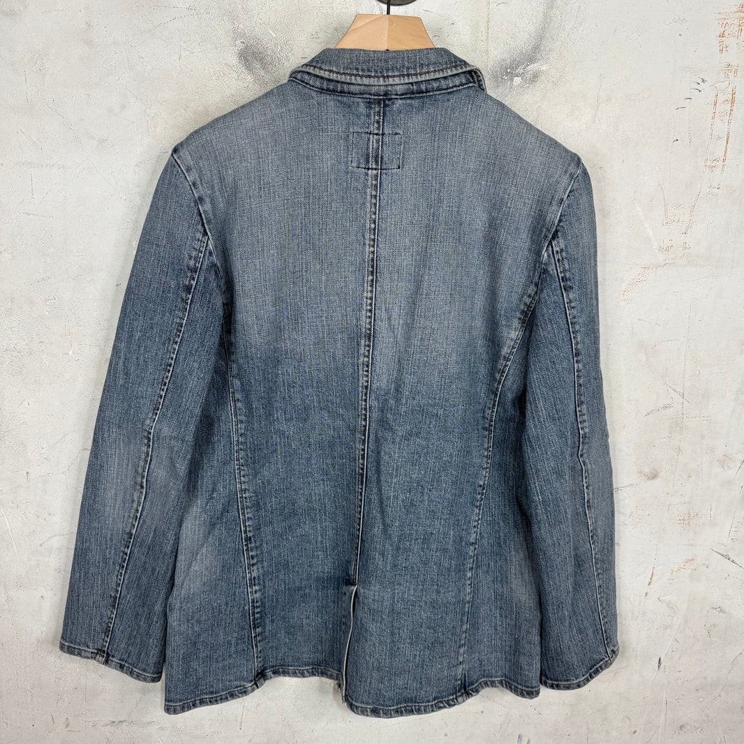 Walter Van Beirendonck Denim Blazer