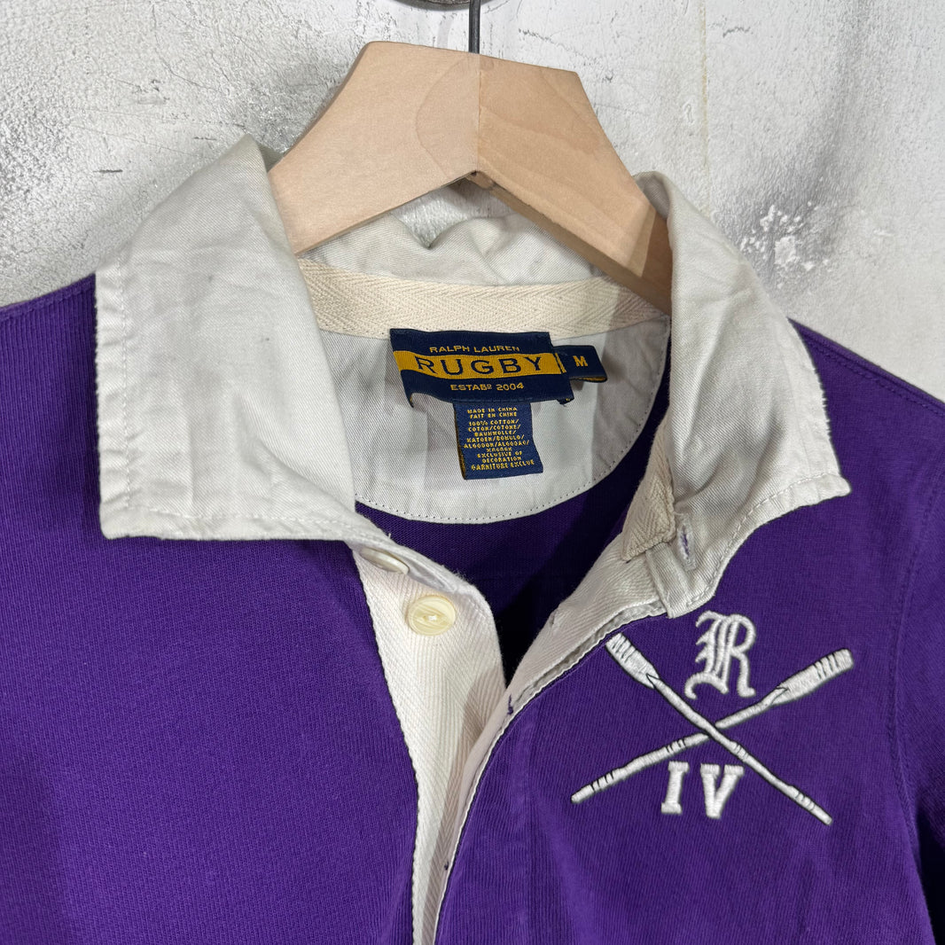 Ralph Lauren Rugby Purple Rowing L/S Polo