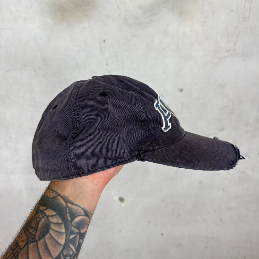 Ralph Lauren Polo Navy  Distressed Fitted Hat