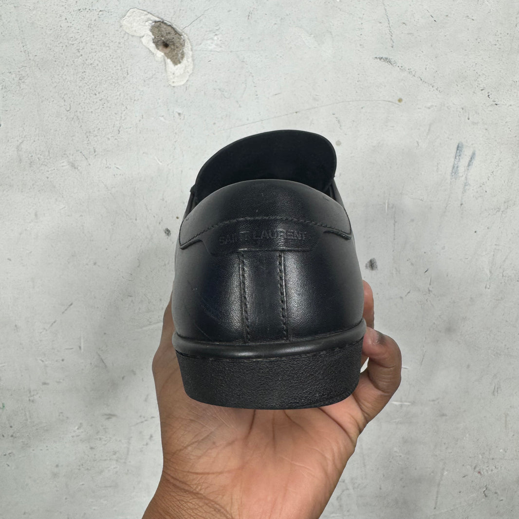 Saint Laurent Black Leather SL01 Sneakers